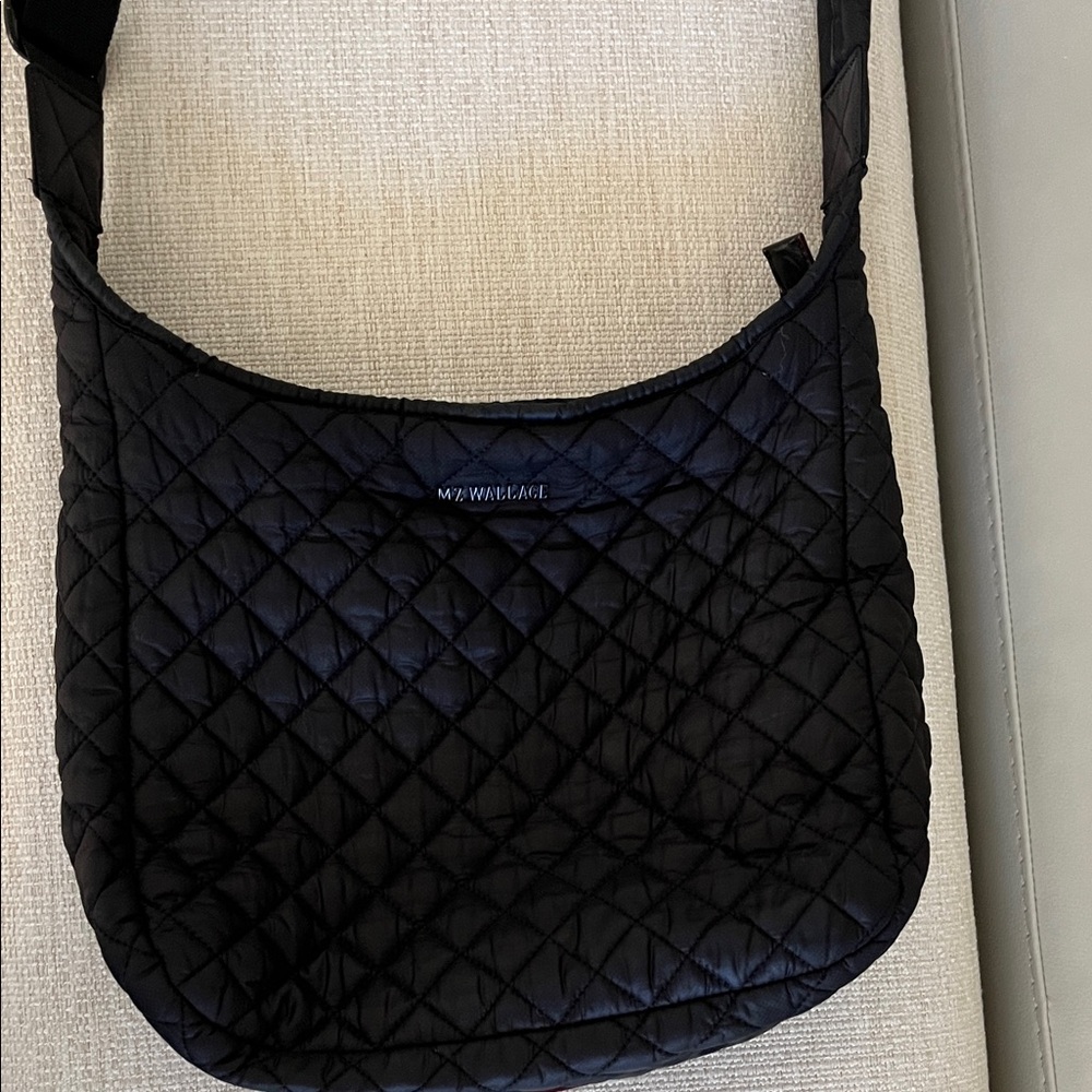 MZ Wallace Black Quilted Shoulder Bag